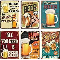 Amazon | Felimoa ブリキ看板 サインボード ビール インテリア